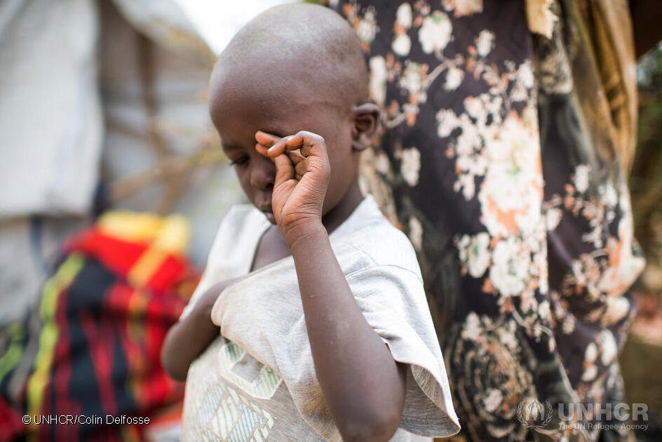 Child replaced by the conflict in Sudan